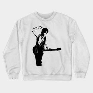 John Cougar Guitar 80s 90s Gift Crewneck Sweatshirt